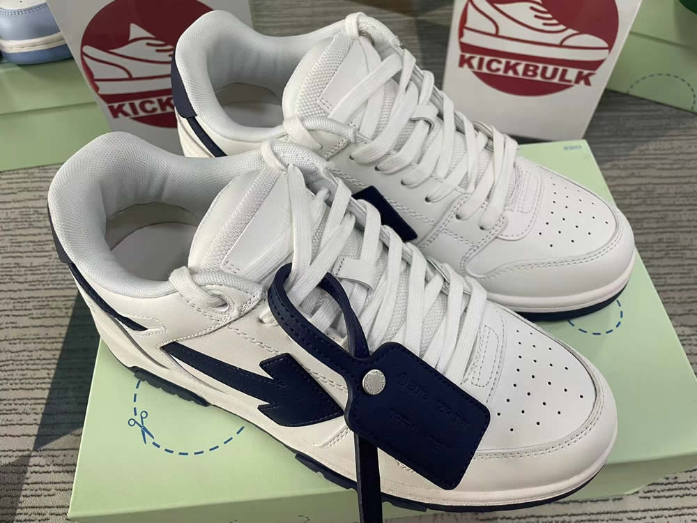 Off White White Navy Blue Out Of Office Ooo Sneakers 222607m237014 4 - kickbulk.org