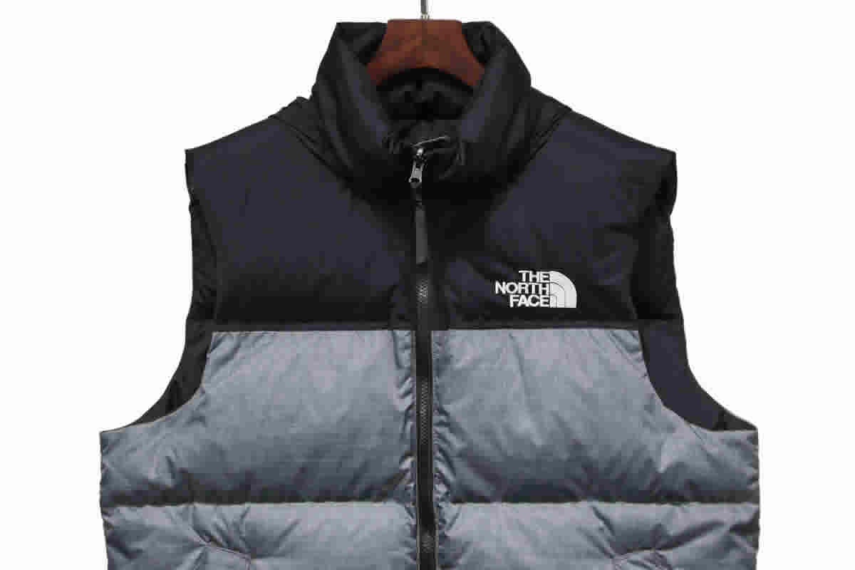 The North Face Down Vest Grey 3 - kickbulk.org