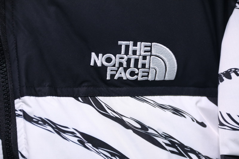 The North Face Zebra Logo Pattern Down Jacket 10 - kickbulk.org