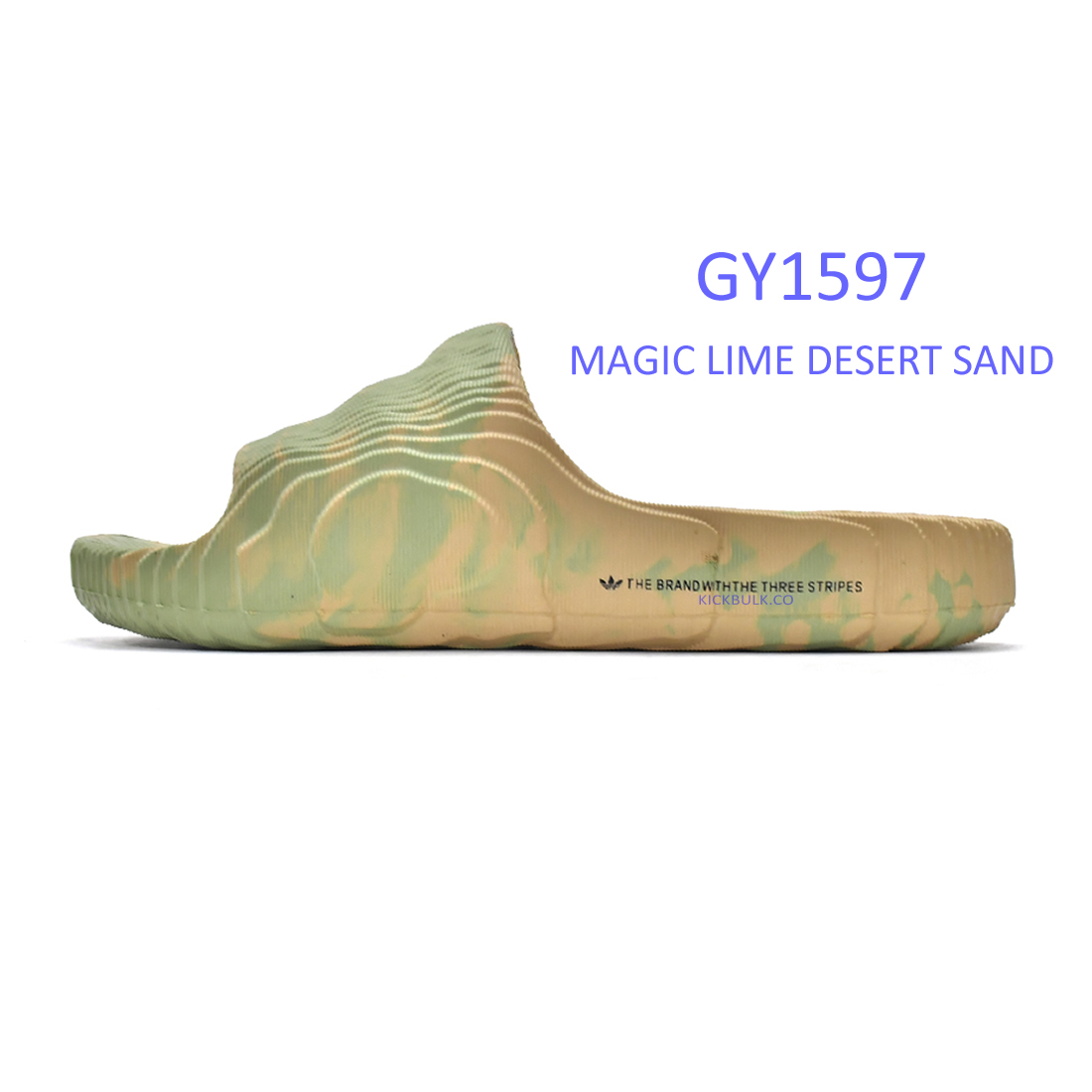 Aiddas Adilette 22 Slides Magic Lime Desert Sand Gy1597 1 - kickbulk.org